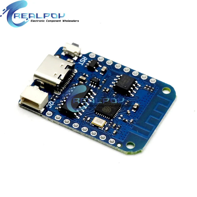 WEMOS D1 Mini V4.0.0 TYPE-C USB WIFI لوحة إنترنت الأشياء ESP8266 4MB MicroPython Nodemcu Arduino متوافقة #2