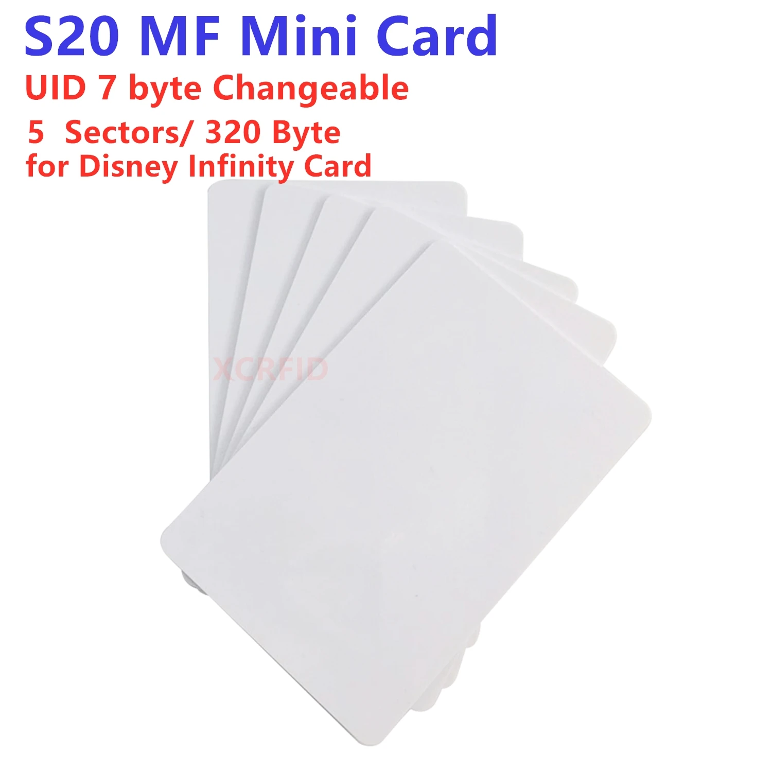 MF S20 UID 7 byte / 4 byte Rewrite Changeable 13.56mhz rfid Card Mutable Writeable for D Infinity Card