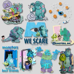 Disney Film Monsters, Inc. Stage Immagini Stampate Da Stiro Vinile Toppe E Stemmi Adesivi di Trasferimento Termico Applique Su Vestiti Petto Distintivi E Simboli