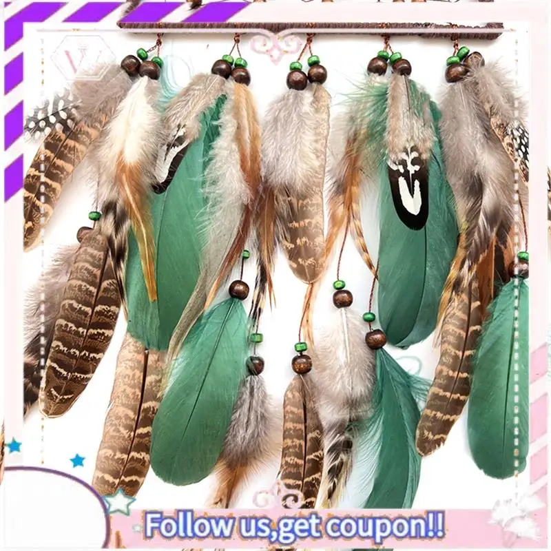 プレミアムドリームキャッチャー、手作りの羽の装飾、壁掛け装飾用ドリームキャッチャー、家の装飾ウェディングパーティーギフト