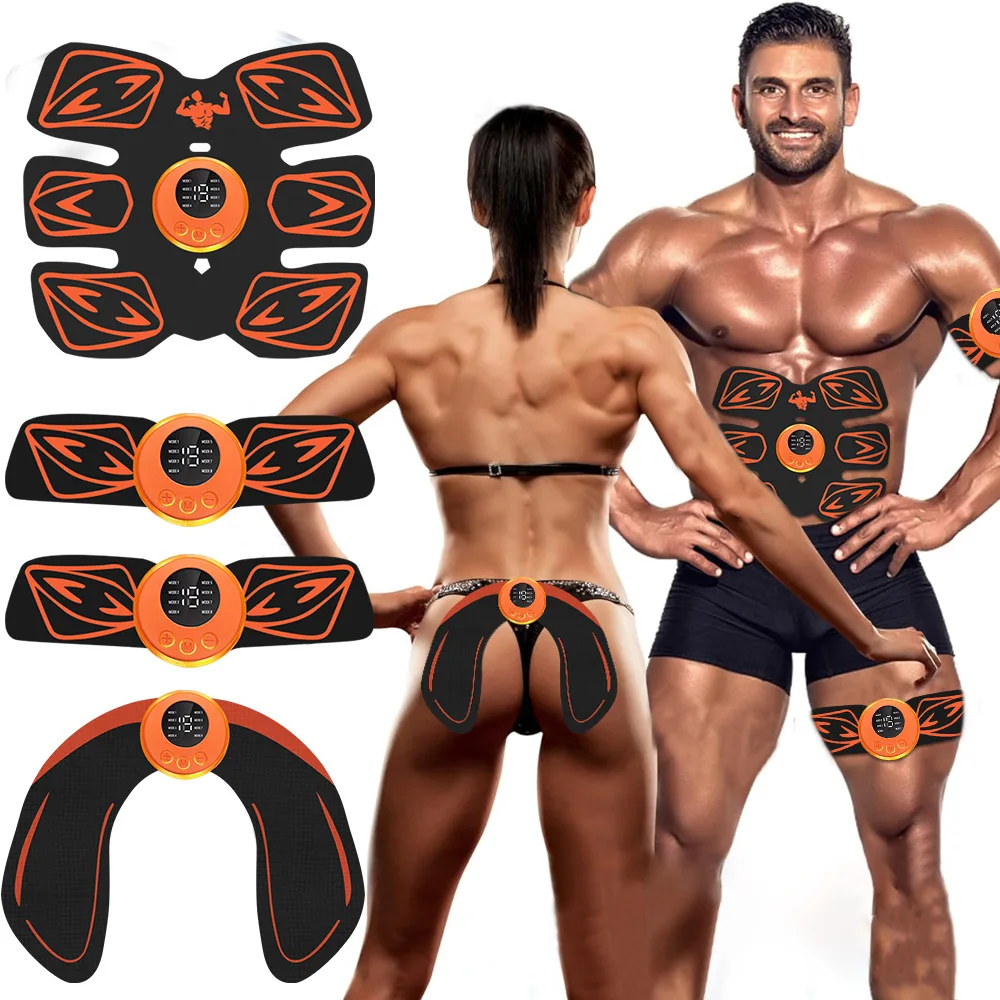 

EMS Abdominal Muscle Stimulator Belt USB Rechargeable Six Pack Abs Trainer for Men and Women Waist Shaping Device Fitness Equipm