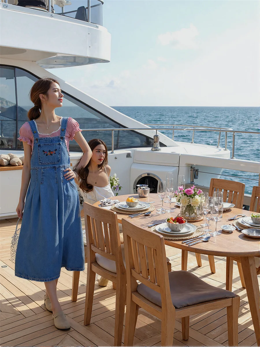 Abito da donna Blu Vestibilità ampia Casual Office Lady Gradiente Ombre Color-Block Colorblock Multi-Color Color Contrast Blocking