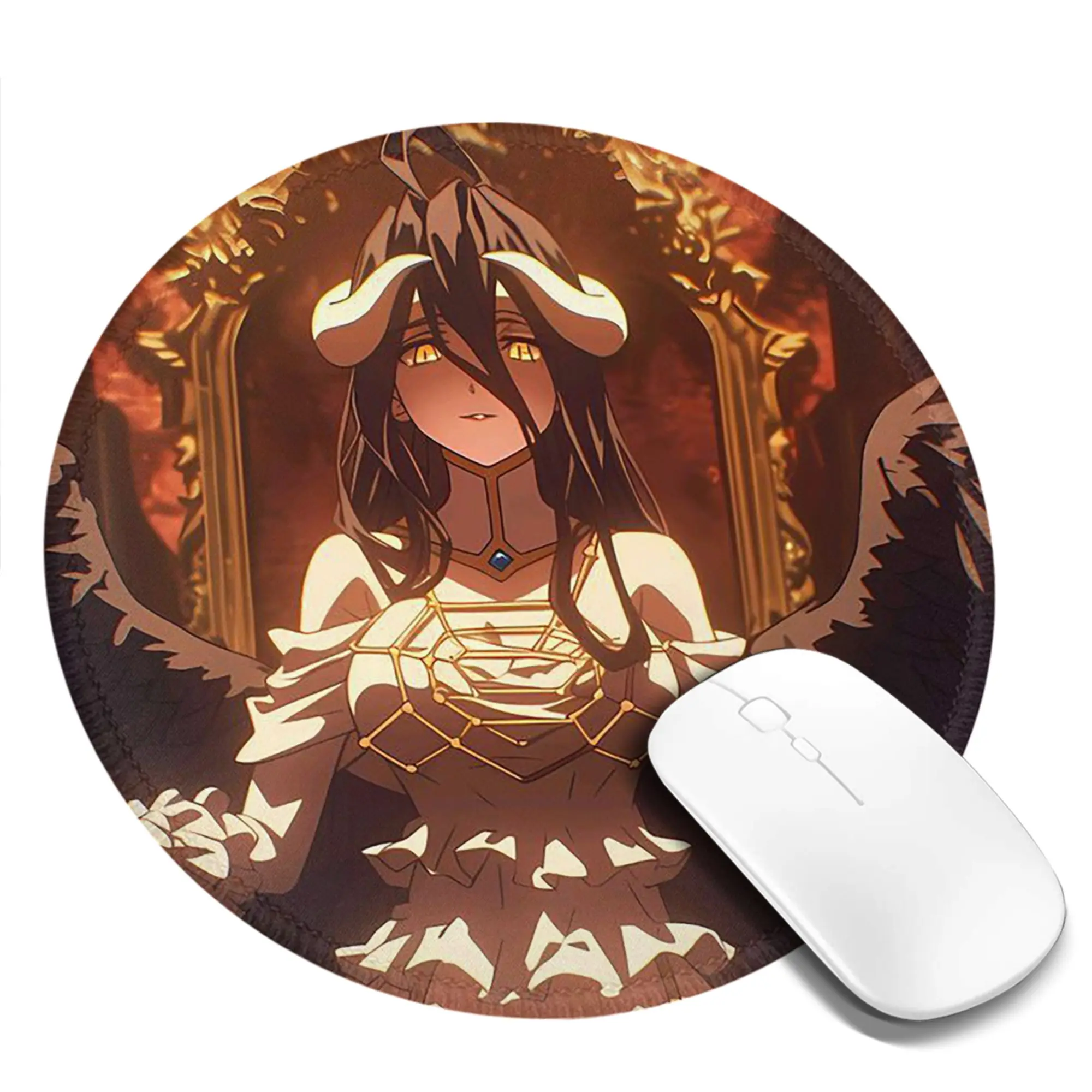 Adventure Anime Albedo Overlord Mouse Pad Computer Keyboard Mouse Mat Gaming PC Laptop Desk Mat Office Accessories Table Mats