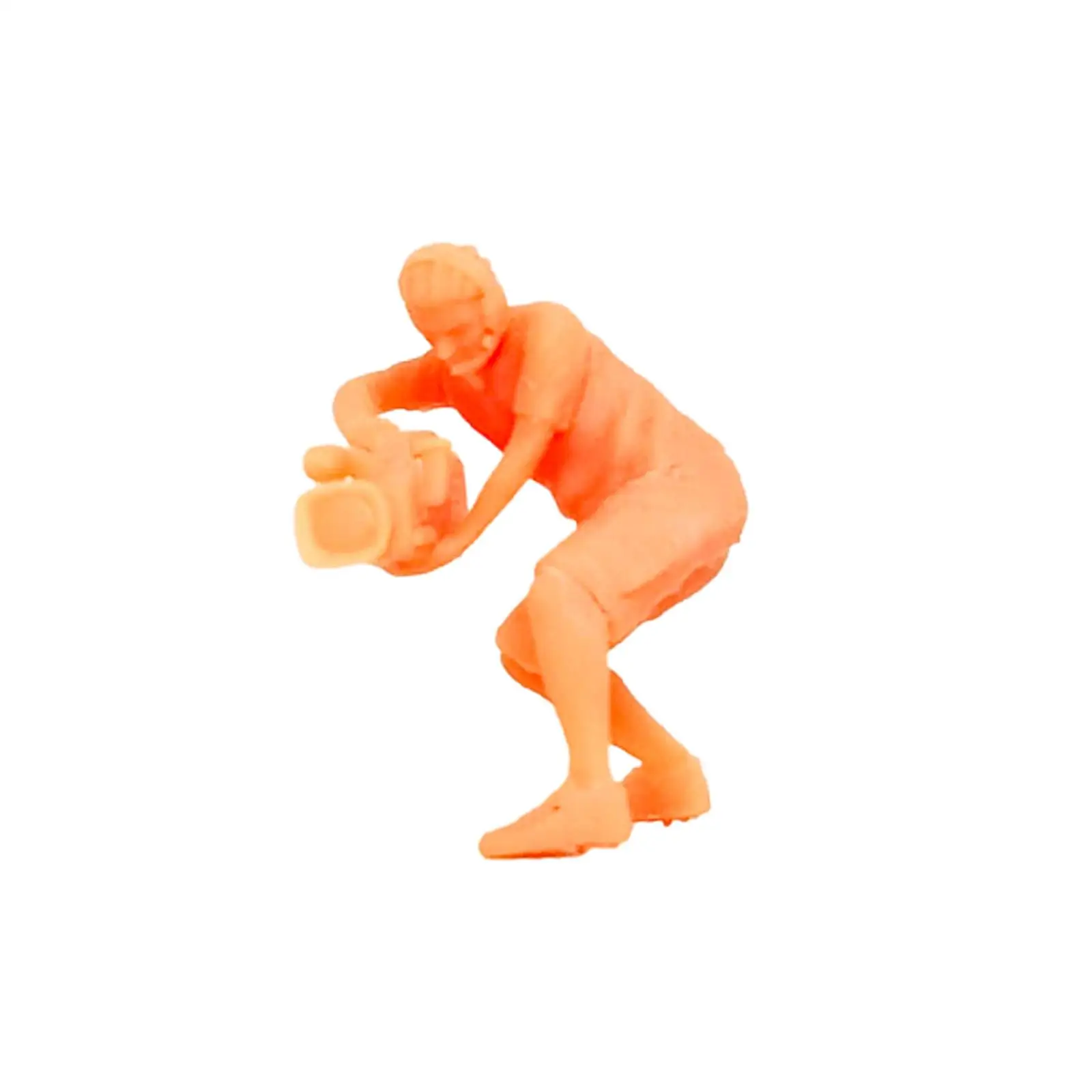 ฟิกเกอร์เรซิ่นขนาด 1/64 งานแฮนด์เมด โมเดลของเล่นจิ๋ว แอคชั่นฟิกเกอร์ สำหรับตกแต่งฉากทรายและโมเดลรถไฟ