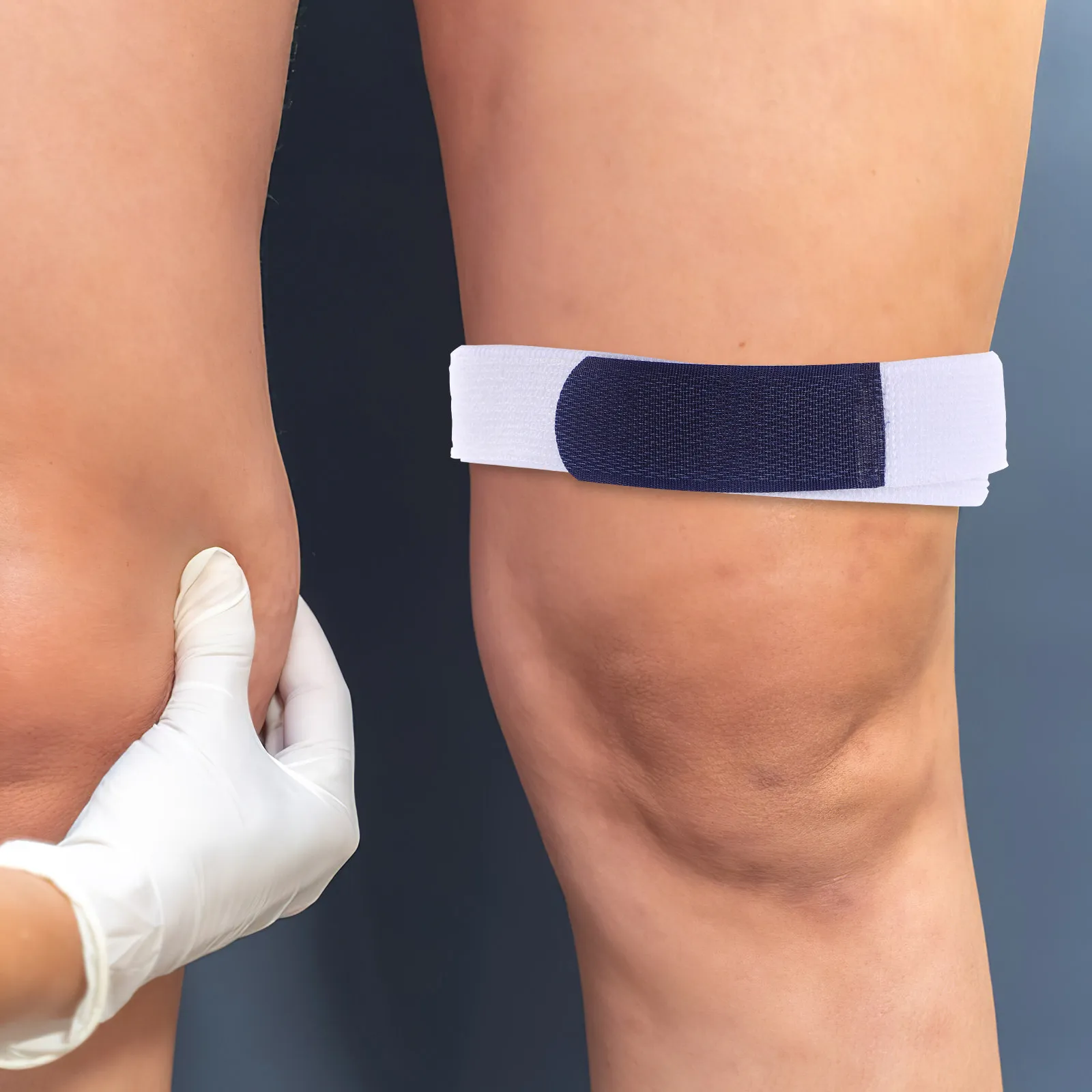 

4Pcs Catheter Leg Strap Universal Urine Drainage Fixing Strap Adjustable Comfortable Holder for Patient Hospital Use