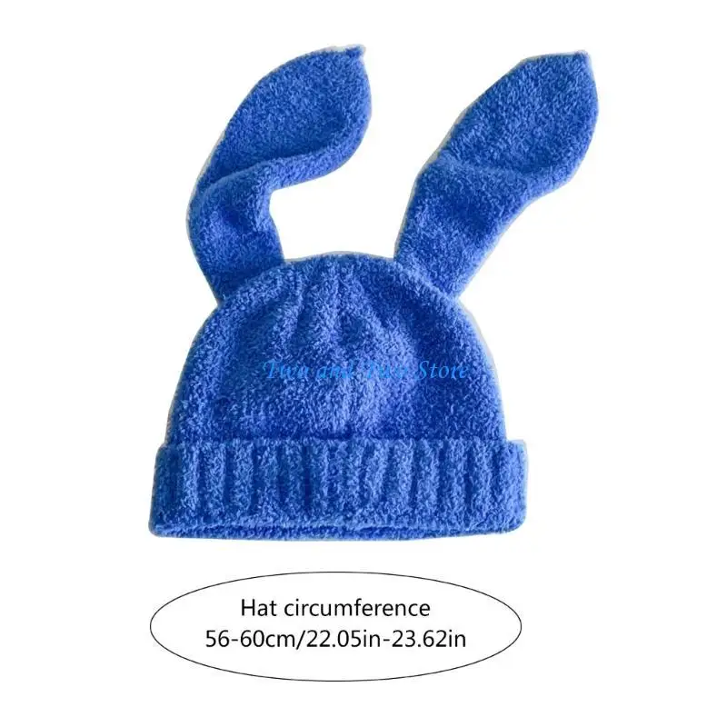 HX6F Anime BunnyEar Hat Teenager Girl Fashion Headwear Party Hat Photoshooting Props