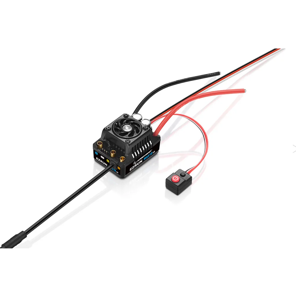 Hobbywing EzRun MAX10 G2 80A/140A Waterproof Brushless ESC with 3652/3665 G3 Turbo Inductive Brushless Motor for 1/10 RC Car