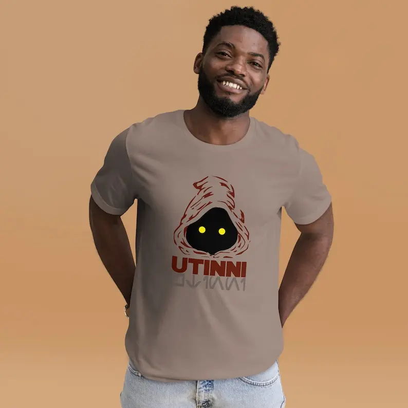 Utinni Unisex T-shirt, Funny Sci-fi Graphic Tee, Science Fiction Clothing