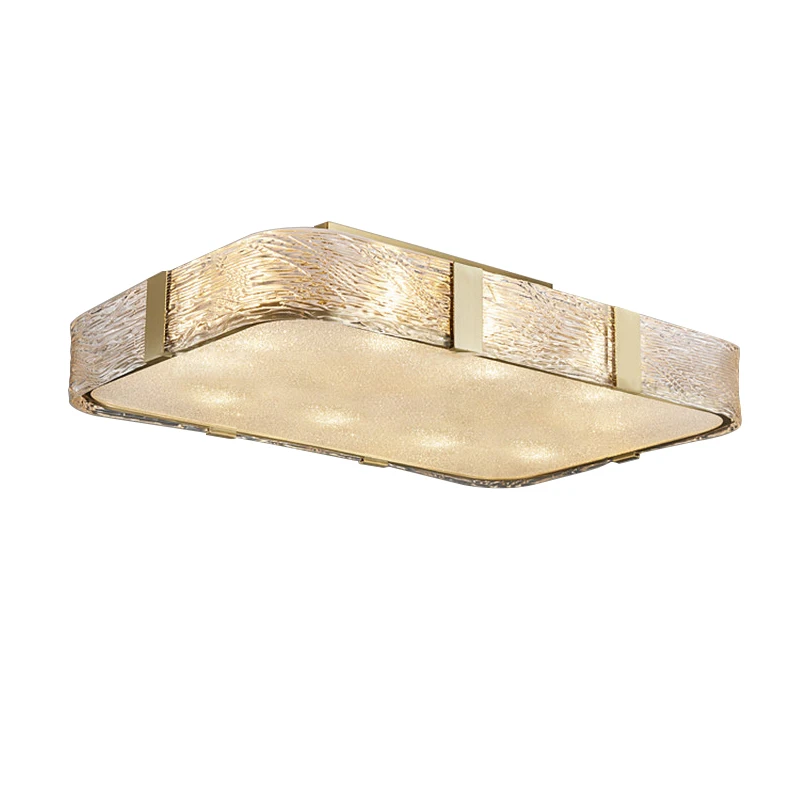 

Modern Brass Glass Ceiling Chandeliers Dimmable Living Room Bedroom Led Suspenion Luminaire Home Decor Lampara Techo 2024 Lustre