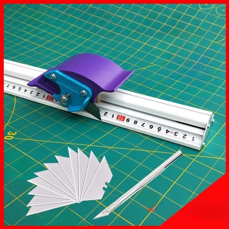 New cutting ruler advertising protection ruler photo poster kt board cutting art ruler