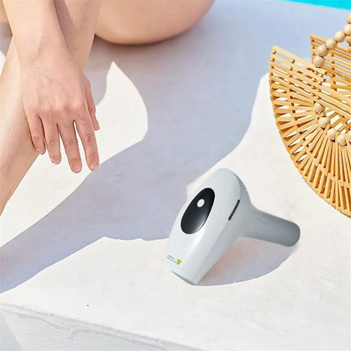 dt34-レーザー脱毛器（女性用・男性用）、電動ヘアトリマー、ビキニライン、髭の脱毛、美容キット（euプラグ）