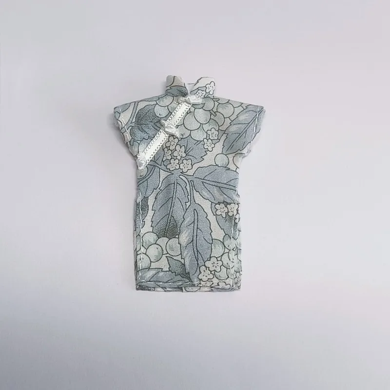 Handgefertigter Stempel für Cheongsam-Kleidung im chinesischen Republikanischen Stil, Modell für Ob11 P9/P10 Actionfiguren-Puppen – Detail 4