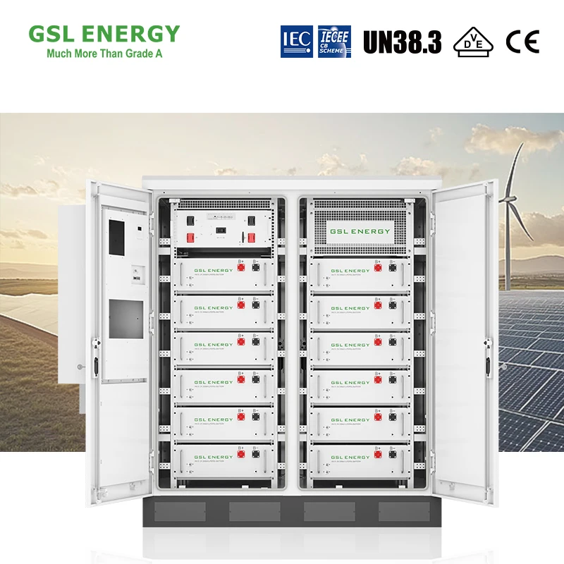 GSL Energy Commercial Solar System With 120KWH to 250KWH Lithium Ion Batteries Pack Off Grid Connection Energy Storage System
