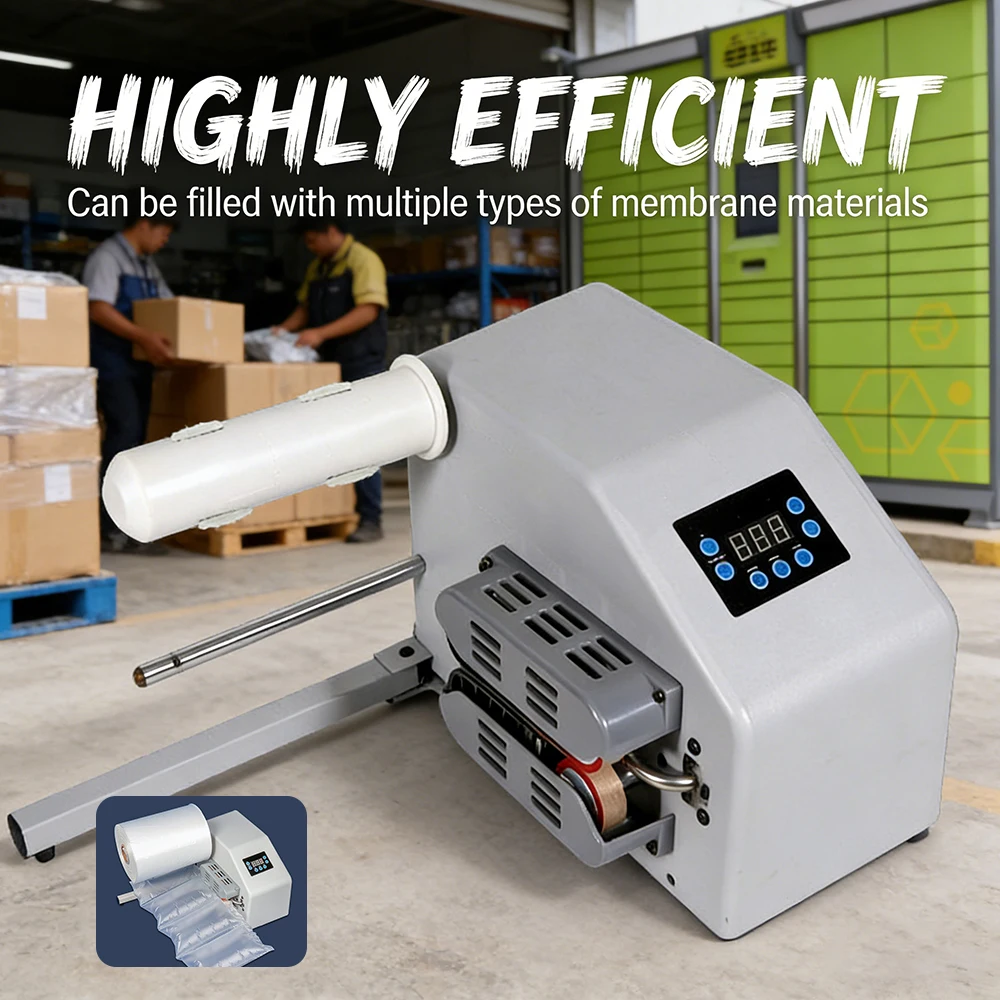 Multifunctional Air Cushion Machine 16m/min Fast Inflation for Bubble Film Column Film & Air Pillow Cushion Inflator
