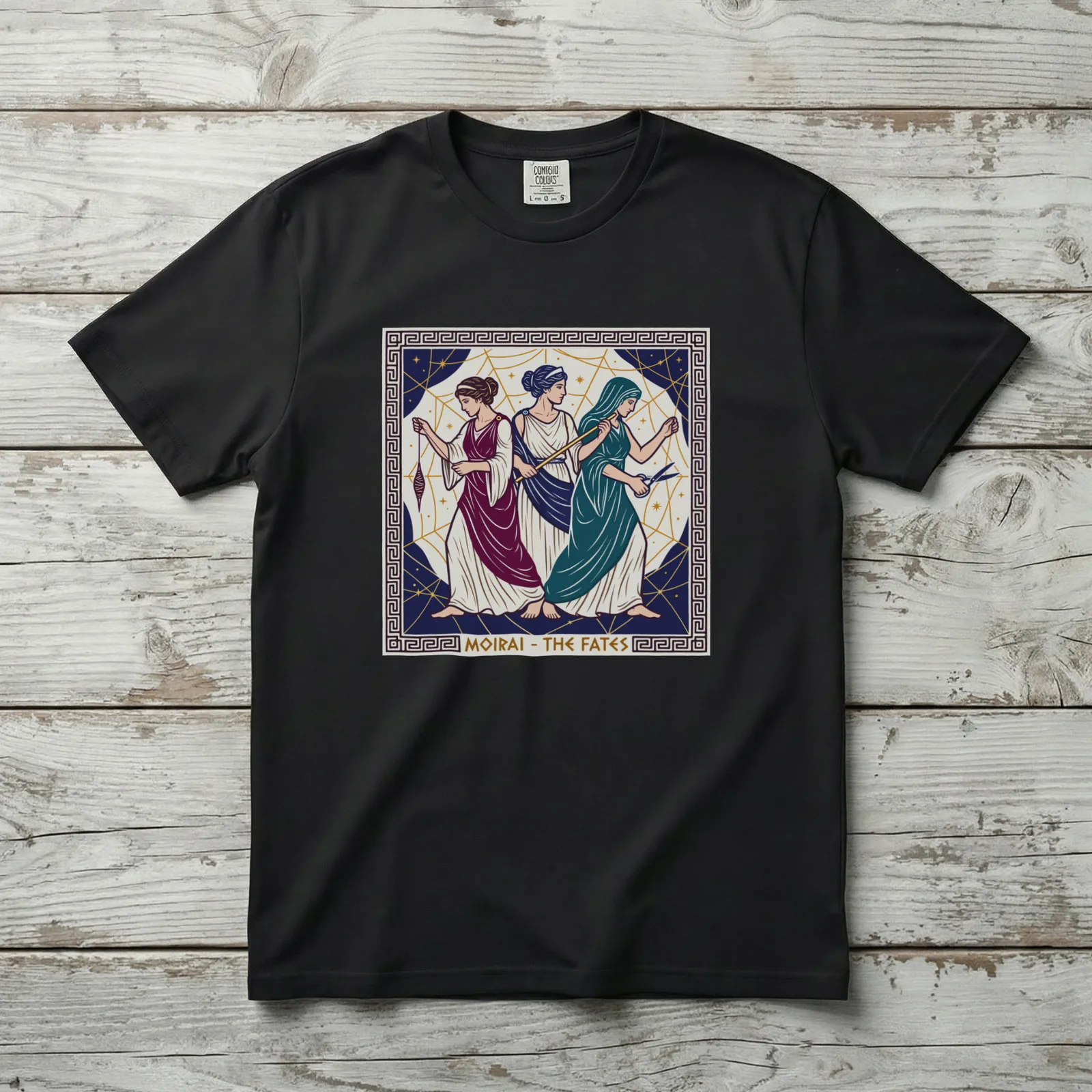 Moirai The Fates Greek Mythology T-Shirt | Ancient Greek Goddesses Tee | V1