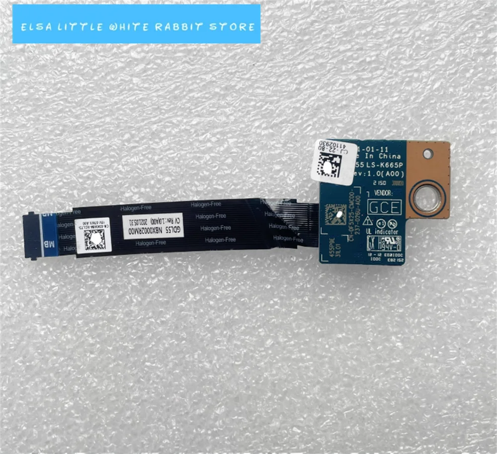 

ДЛЯ DELL G15 5510 5511 5515 Клавиатура с кабелем LS-K665P 00F5X2