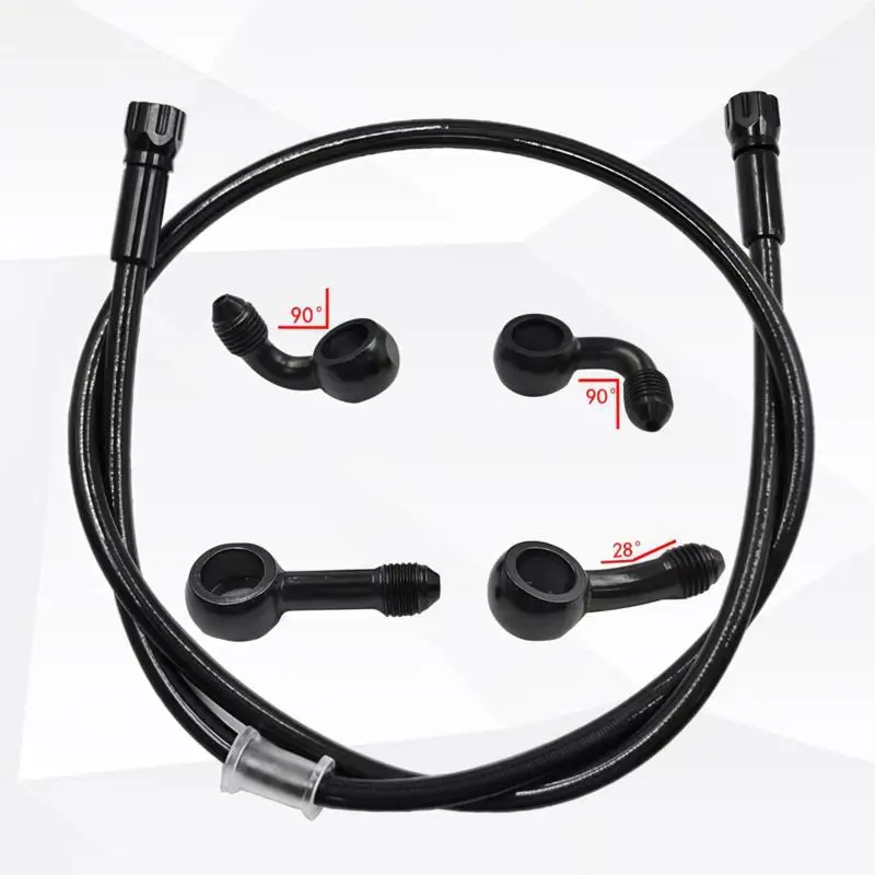 AN3 Braided Brake Hose Motorcycle Hydraulic Clutch Tube Master Cylinder Brake Cable For Moto Bike Accessories