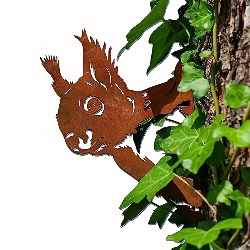 Outdoor Decorative Artwork|Durable Metal Yard Decorations for Thanksgiving |Embrace Tree Design