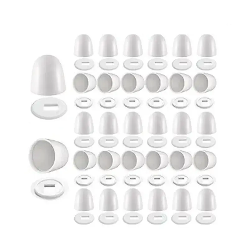 

AB46 - Пластиковые круглые накладные заглушки для унитазных винтов, 32 шт., универсальные, с дополнительными шайбами, для болтов высотой 1,45 дюйма