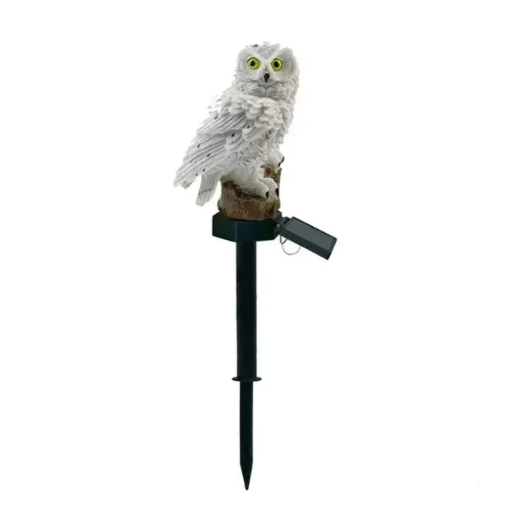 

Durable Colorful Owl Solar Garden Light Waterproof Realistic Landscape Lawn Lamp Cordless Creative Solar Stake Light Yard Porch