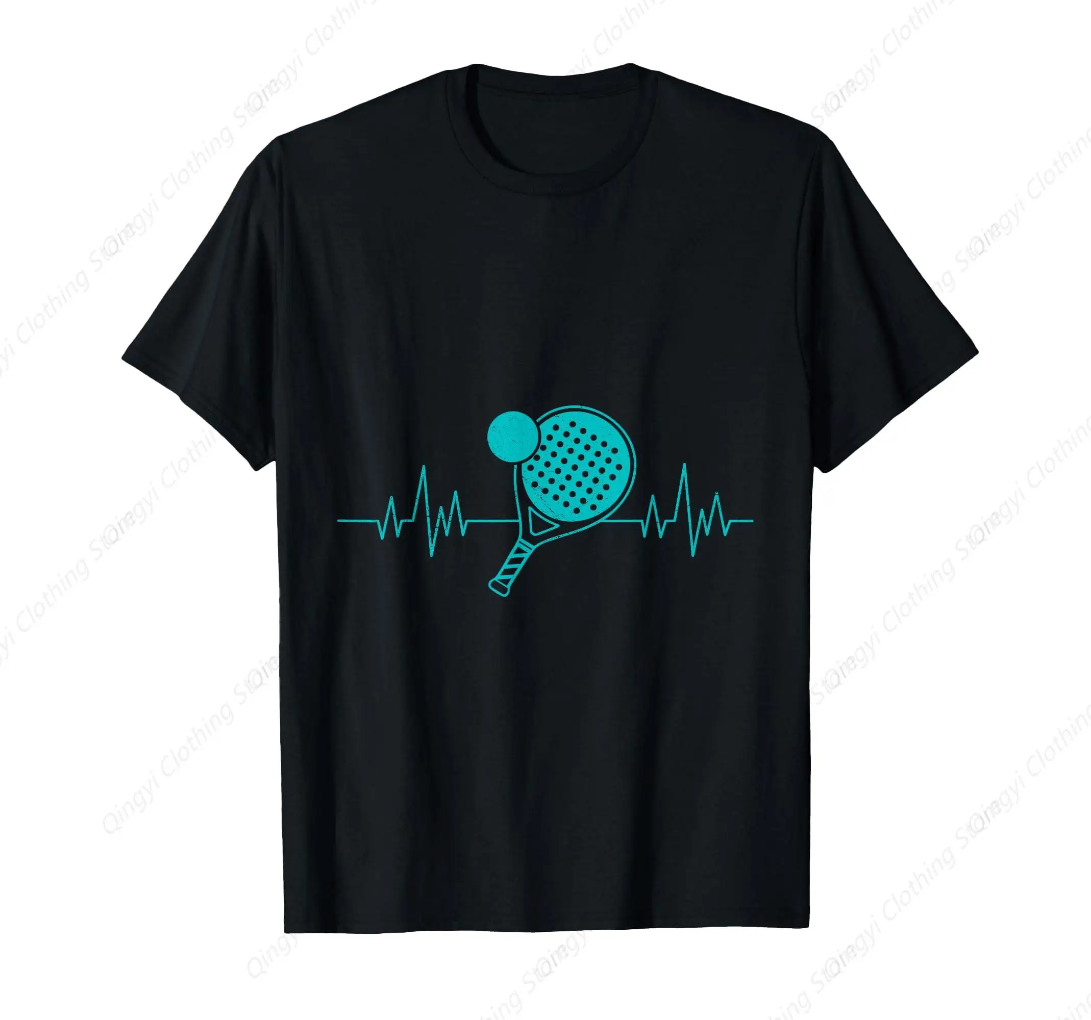 

Padel Sport Padel Passion Heartbeat Funny Padel T-Shirt
