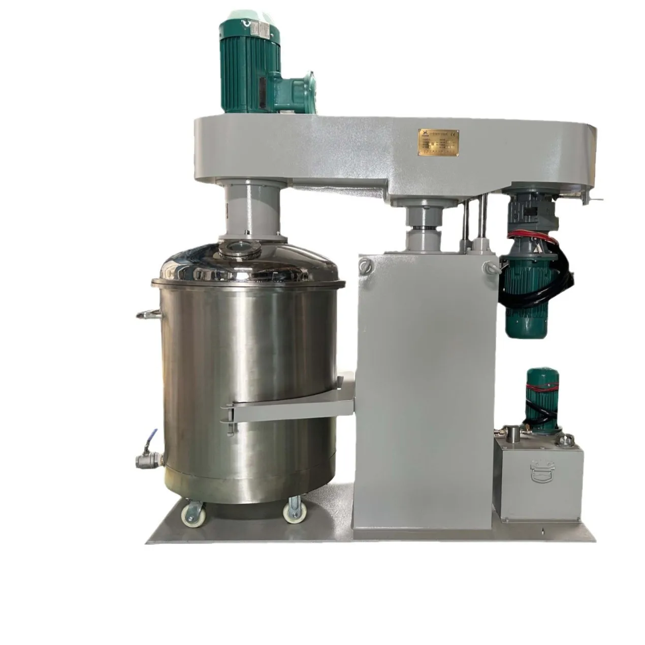 Special high-efficiency defoaming and anti-volatile UV glue equipment for high-viscosity materials of vacuum dispersion mixer