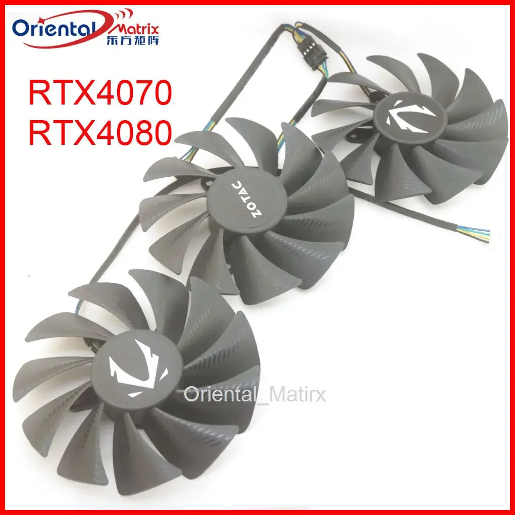 GA92S2U -PFTM 12V 0.46A 88mm VGA Fan For ZOTAC RTX4080 RTX4070 4070S 4070ti 4070tiS TRINITY Graphics Card Cooling Fan