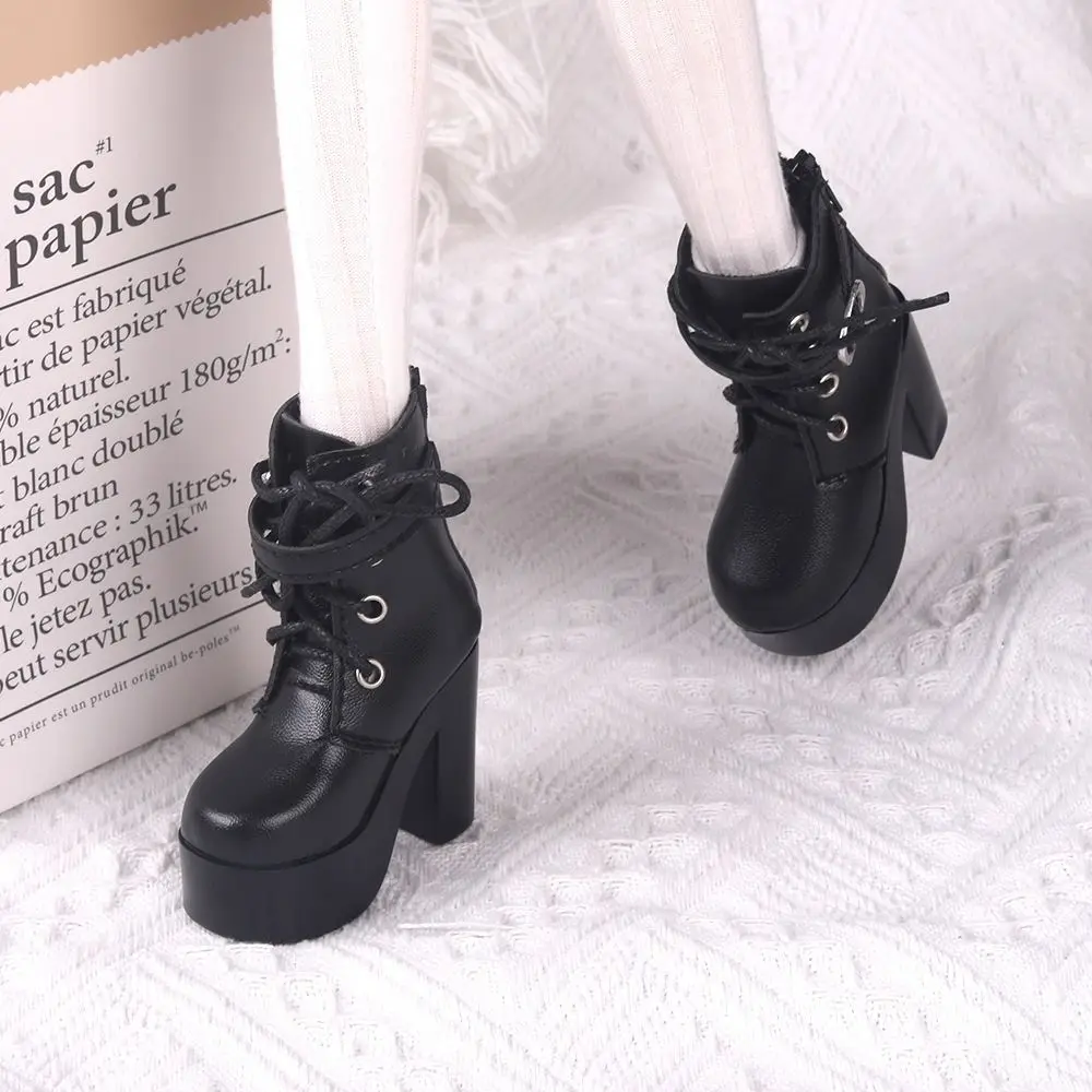 1 para wysokich butów High-top 1/3 BJD Doll's Boots Suede Glossy 1/3 BJD Doll's Shoes Rifle Shoes Mini 60/70cm Doll Boots Girls