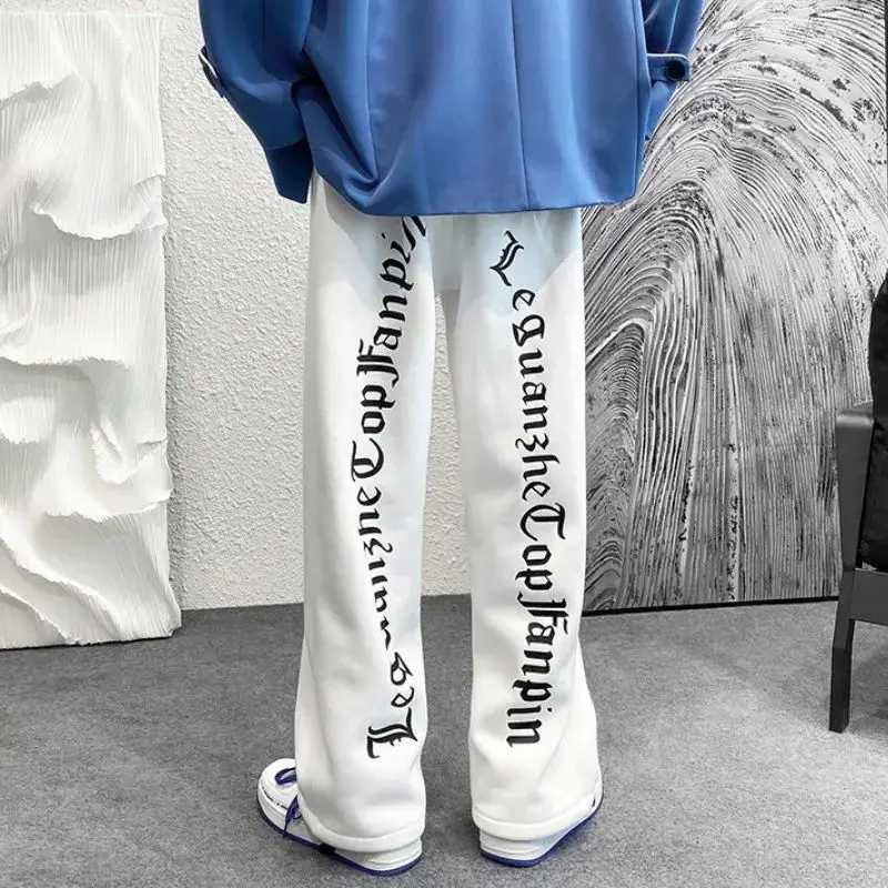 

Trendy Sweater Pants High Street Casual Pants Spring And Autumn 2022 Loose Korean Version Of Straight Leg Pants New