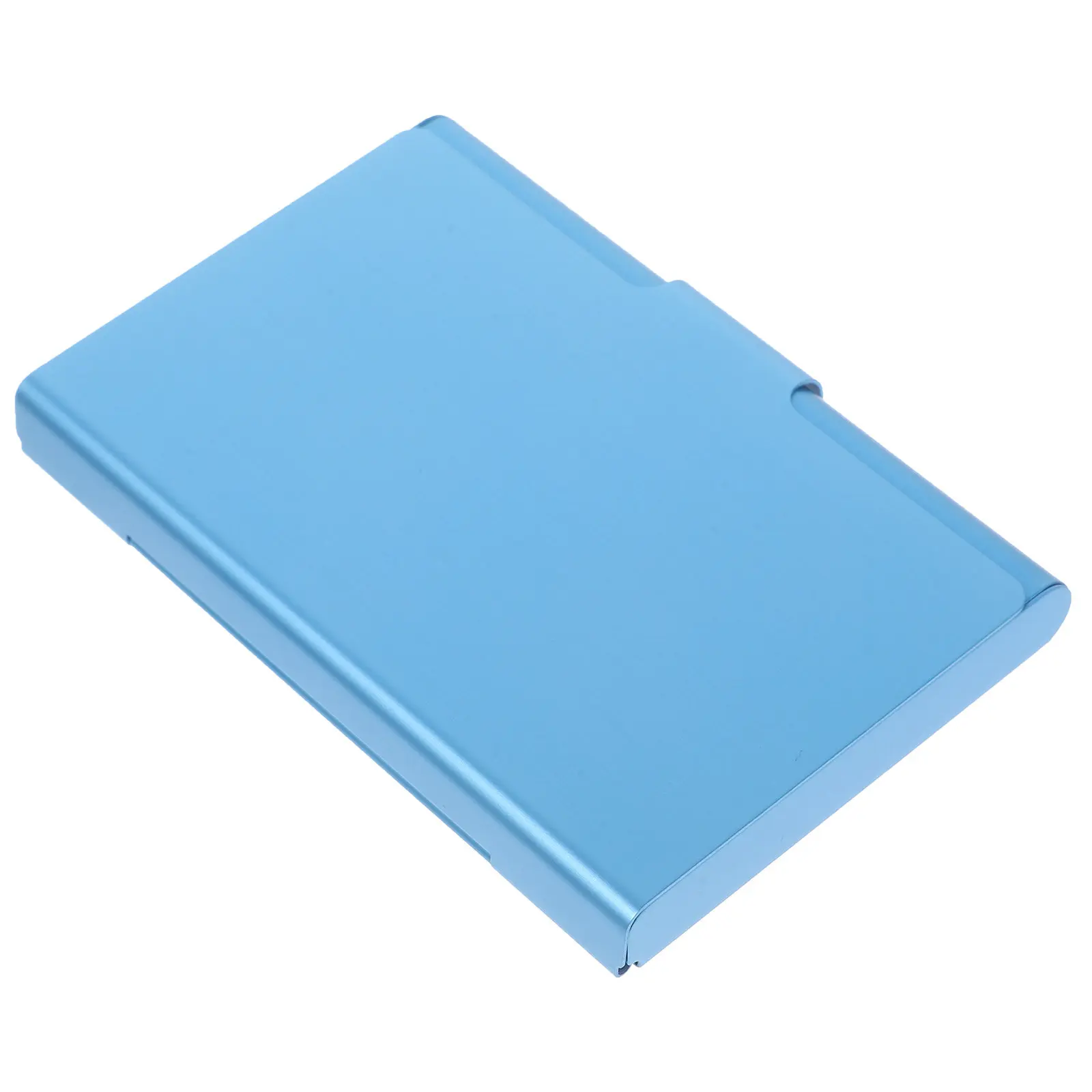 

Элегантный футляр для визиток: Просторный металлический органайзер для офисных принадлежностей, портативный держатель для визиток