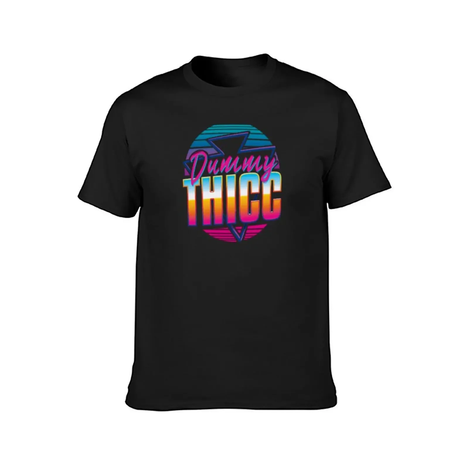 Retro and Dummy Thicc T-Shirt vintage clothes customs design your own quick-drying fruit of the loom mens t shirts