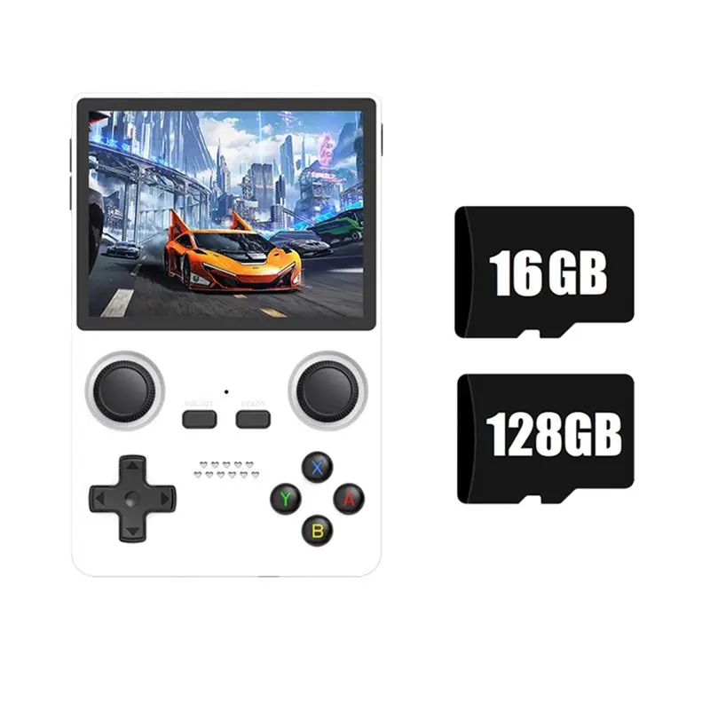 Console de Videogame Portátil X35S com Joystick Hall, Código Aberto, 16G+128G, Controle Retro para Emulador PSP/GBA/N64/MD-AEF7