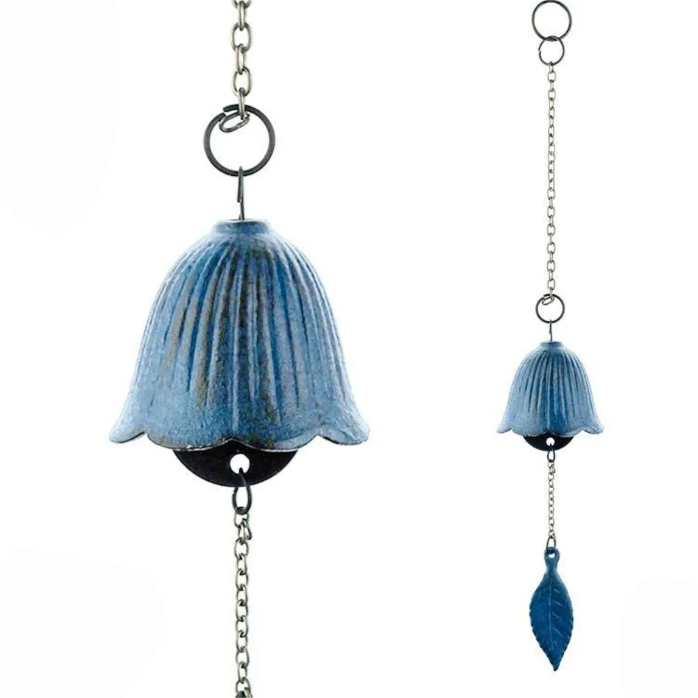 Durable Cast Iron Wind Chime Decorations Holiday Gift Handmade Wind Chimes Metal Window Ornament Hanging Ornament Outdoor