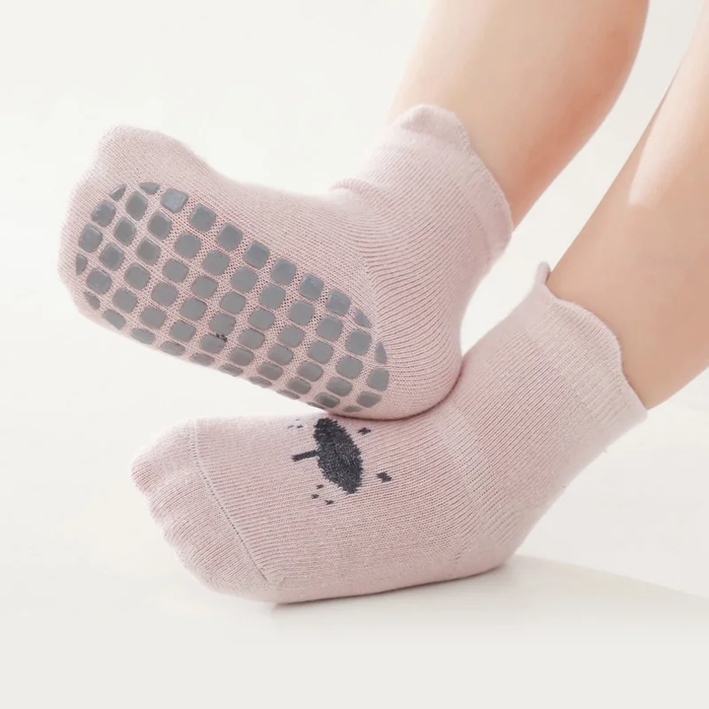 3/5 Paar rutschfeste Bodensocken mit bezauberndem Tiermuster für Babys, atmungsaktive Freizeitsocken für Jungen und Mädchen, Kinder-Indoor-Aktivitäten – Detail 6
