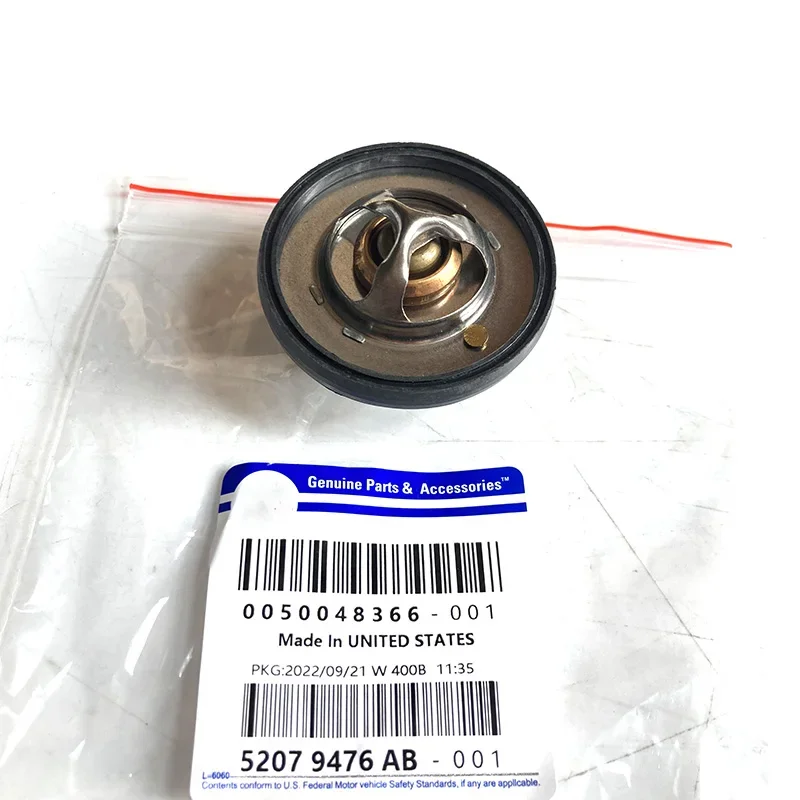 

NBJKATO Brand New Genuine Thermostat 52079476AB ,52079476AC For Jeep Cherokee Liberty 4.7L KJ KK 3.7L 2000-2012