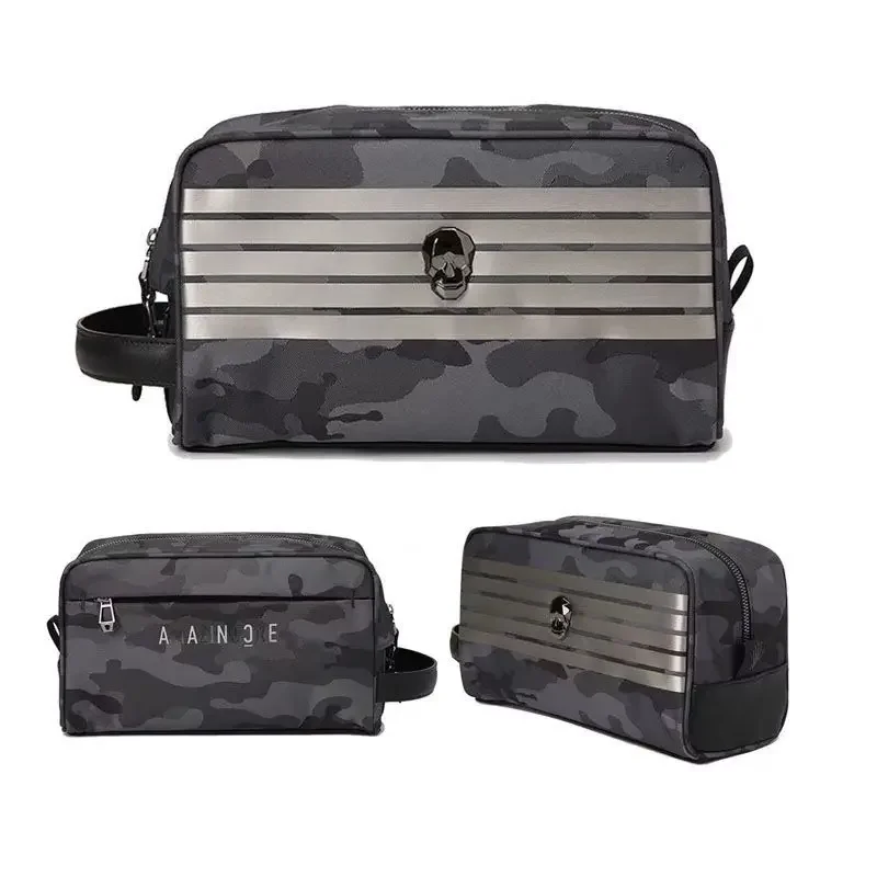 

Skull Motif Design Golf Clutch bag for Men - Golf Handbag Women Organizer Pouch with High-End Finish