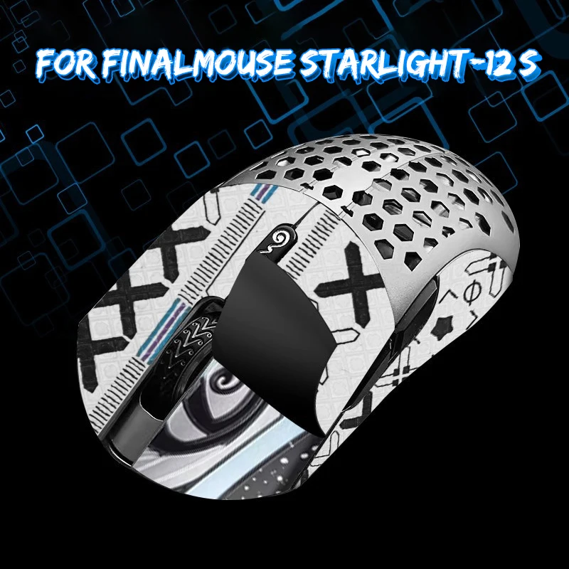 1 set Anti-Slip Mouse Grip Tape Skate Mice Sticker For Finalmouse Starlight-12 S Gaming Mouse Gamer Accessories Suck Sweat