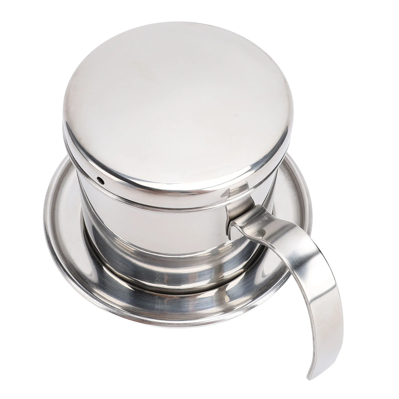 200 مللي صانع القهوة الفيتنامية بالتنقيط 304 الفولاذ المقاوم للصدأ سميكة اليد تخمير صانع القهوة للمنزل السفر في الهواء الطلق #5