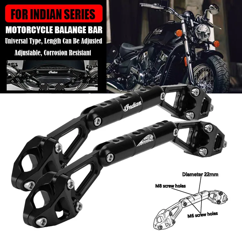 

Motorcycle Accessories Balance Bar Handlebar Crossbar Phone Holder For Indian FTR 1200 S FTR1200 FTR R Carbon FTR 1200 Rally