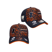 2025 Summer F1 Racing Hat MAX Verstappen Orange Lion Driver Hat Outdoor Sports Bicycle Sunshade Hat Baseball Cap