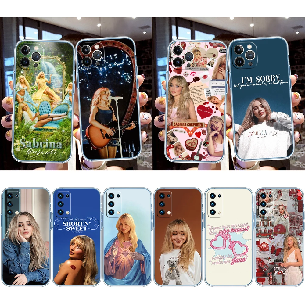 Sabrina Carpenter Transparent Phone Case for Motorola G40 G04 G05 One Ace Action  Fusion Plus Hyper Macro Vision Zoom view 2