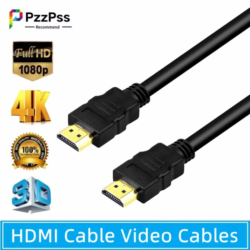 

PssPzz HDMI Cable 4K 60HZ,HDMI male to male cable, High Speed 18 Gbps HDMI 2.0 Cable for UHD Samsung TV, Monitor, PS4/3,Xbox One