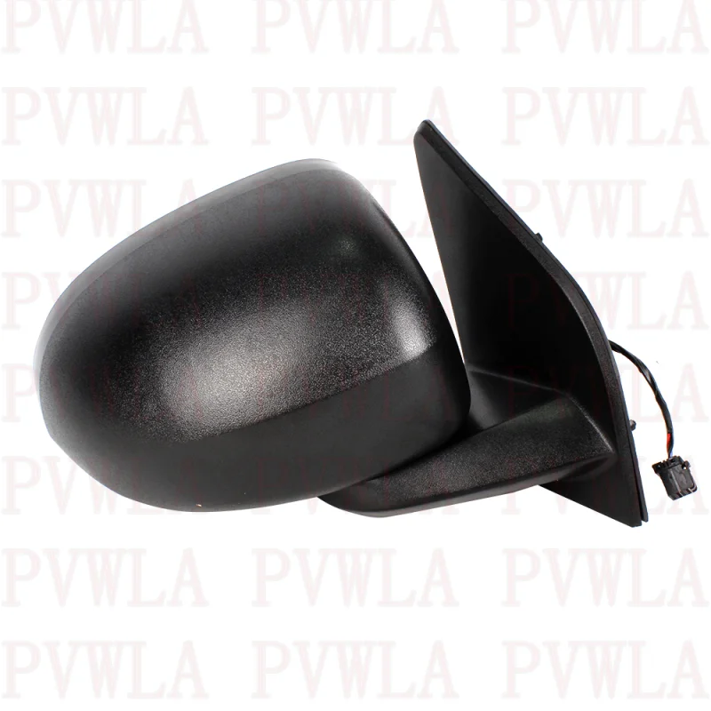 Right Side 5 Pins Satin Black Heated Power Adjust Mirror For Jeep Compass 2007 2008 2009 2010 2011 2012 2013 2014 2015 2016