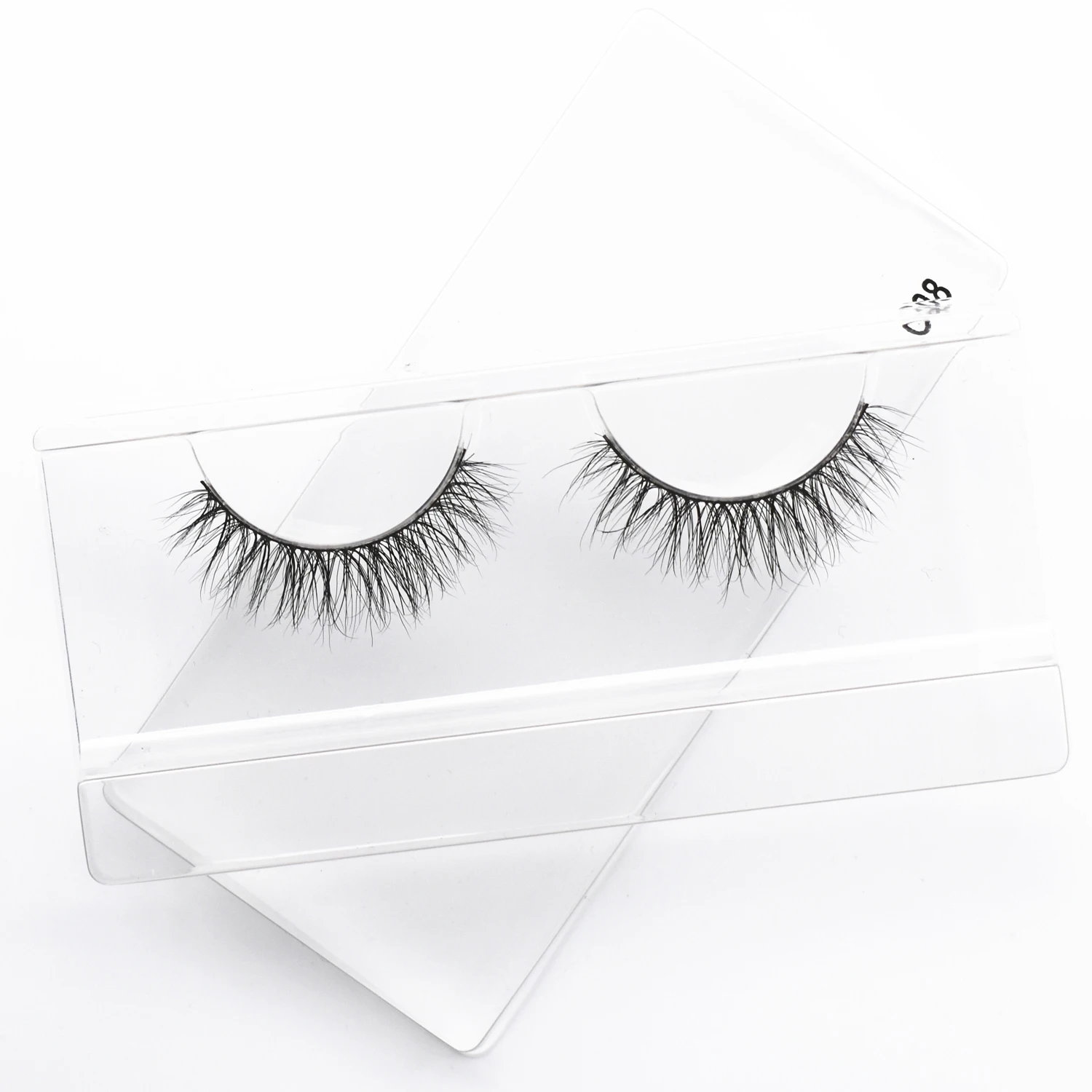 G08 Mink Lashes Fluffy Round Lashes Luxe Lash Lightweight Lashes Natural Wispy Lashes 3D Mink Eyelashes Makeup Lashes Extension