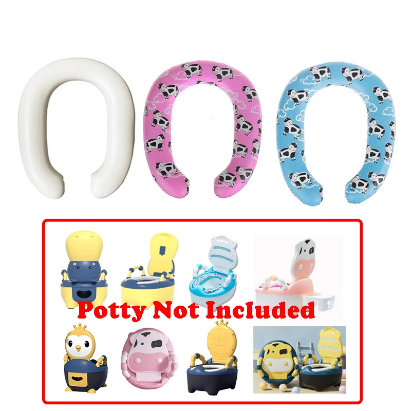 

Soft Cushion For Baby Potty Seat Children's Pot Road Pots Mat Toilet Seat Cover Mats Potties Trainer Cute Chick Panda Cow WC Pad