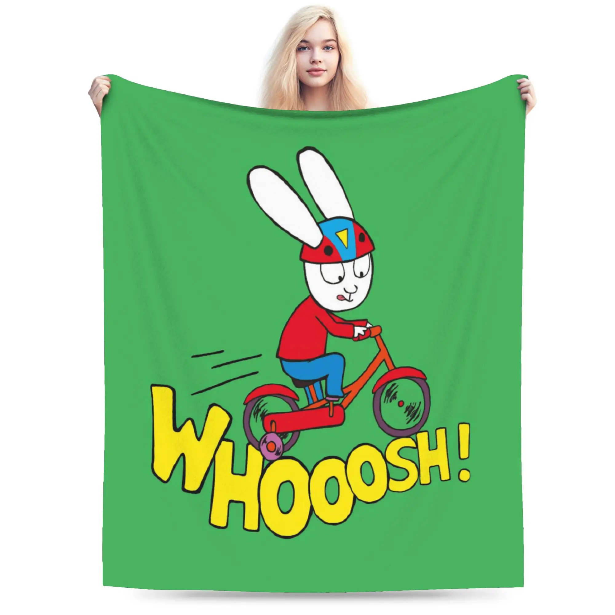 Simon Super Rabbit Accessories Blanket Ultra-Soft Coral Fleece Plush  Throw Blanket Cozy Bedspread
