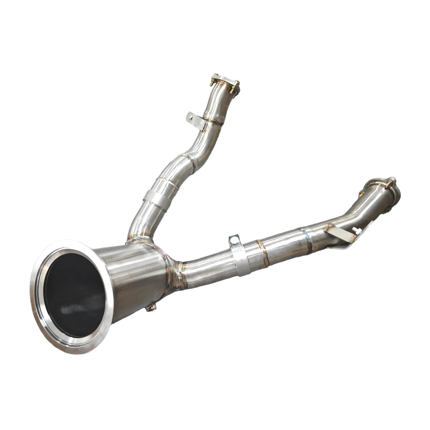 Downpipe Knalpot Stainless Steel Untuk Audi A6 A7 C8 3.0T Racing Downpipe