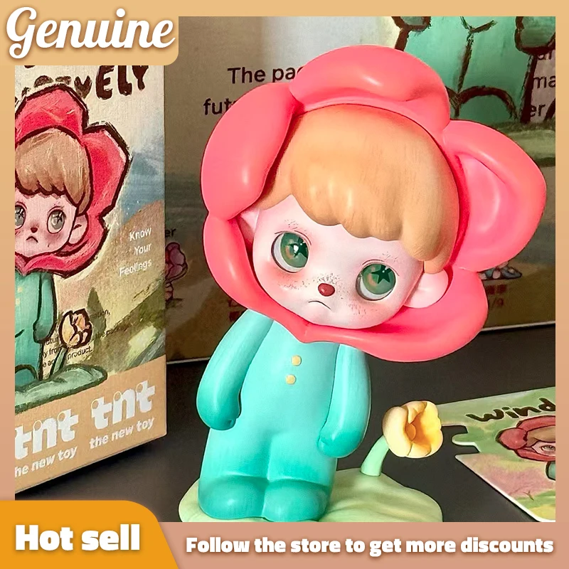 

New Anmoo Listen Series Figurine Blind Box Anime Figure Doll Model Cute Desktop Decor Trendy Mystery Box Toy for Boys & Girls