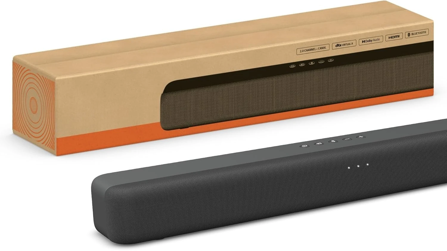 

(newest model), 2.0 speaker with DTS and Dolby Audio, Bluetooth connectivity