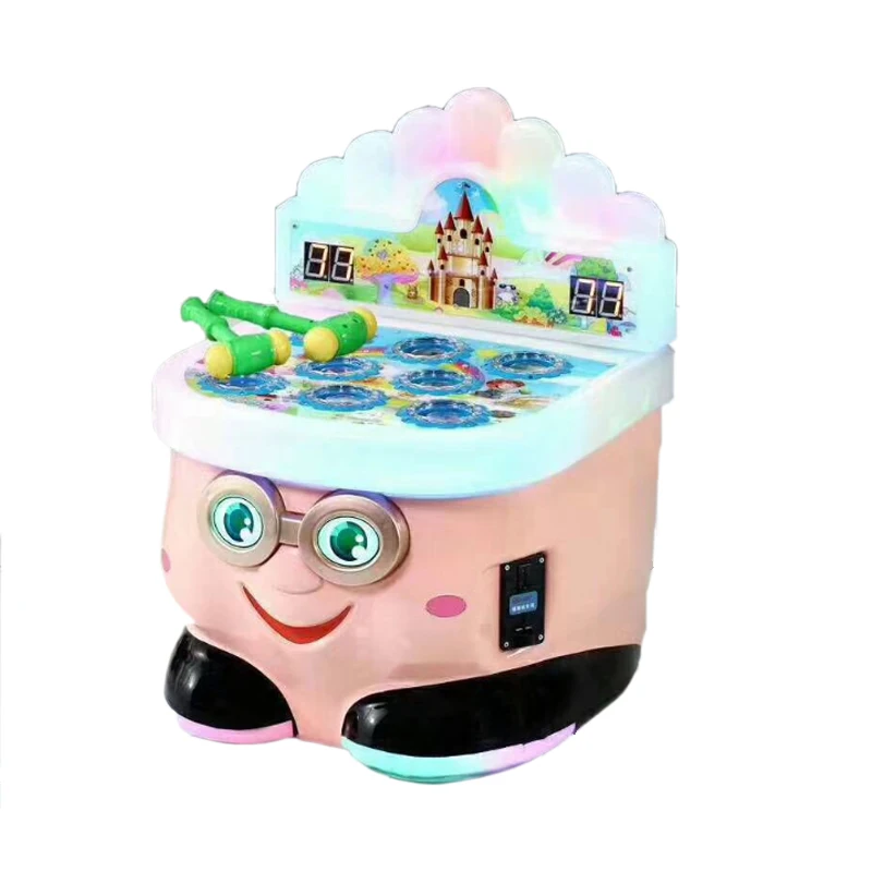 

Little Elf Coin Operated Arcade Kids Hammer Hitting Machine Game Ticket Redemption Indoor Whack a Mole